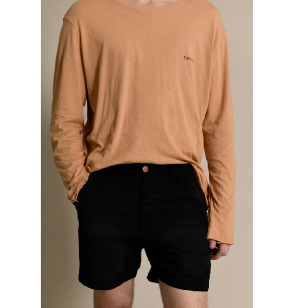 MAN X One Teaspoon Men's Black Relaxed Mr‎ Jones Denim Shorts Size 32